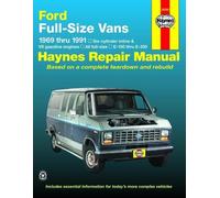 Ford full-size Econoline E-100-E-350 petrol vans (1969-1991) Haynes (Tascabile)