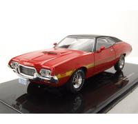 Ford Gran Torino Sport 1972 Nero Rosso Modellino Auto 1:43 ixo models