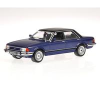 Ford Granada MK2 2.8 GL 1982 blu nero modello di auto CLC451 IXO 1:43