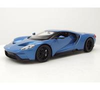 Ford Gt 2017 Modellino Auto Blu Metallico 1:24 Welly