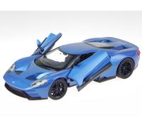 Ford GT blu modellino 24082 Welly 1:24