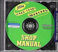 Ford Mercury Negozio E Revisione Manuale CD 1948 1947 1946 1942 Auto Camion