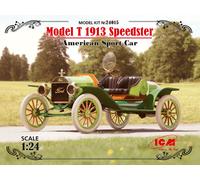 Ford Model T 1913 Speedster, American Sport Car 1:24 Plastic Model Kit ICM