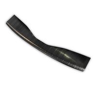 Avisa Protezione paraurti Posteriore in Acciaio Inox Nero Compatibile con Ford Mondeo V Wagon 2014- 'Ribs'