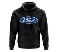 Ford Motor Company Felpa classica con cappuccio con logo originale, adulti., XXXXXL