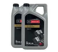 Ford Motorcraft A5 5W-30 Olio Motore, 2x5 Litri