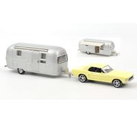 1:43 NOREV Ford Usa Mustang Coupe 1968 With Airstream Caravan Roulotte NV270581