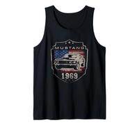 Ford Mustang 1969 Flag Canotta