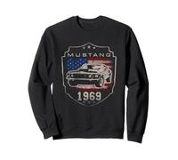 Ford Mustang 1969 Flag Felpa