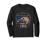 Ford Mustang 1969 Flag Maglia a Manica