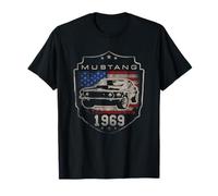 Ford Mustang 1969 Flag Maglietta