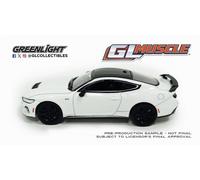 Ford Mustang 2024 Bianco Oxford Scala 1:64 Greenlight 13370F
