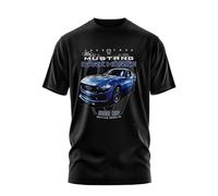 Ford Mustang 2025 Coyote Gen.4 Dark Horse Ltd Edition - Maglietta da uomo, Nero , XL