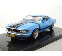 Ford Mustang Boss 302 1970 Blu Modellino 1:43 Ixo Models