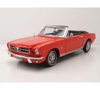 Ford Mustang Cabrio 1964 1/2 Arancione Modellino Auto 1:18 MotorMax