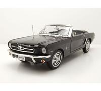 Ford Mustang Cabrio 1964, 5 Nera Modellino 1:18 Welly