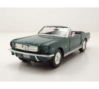 Ford Mustang Cabrio 1964 Verde Metallizzato Modellino 1:24 MotorMax