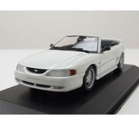 Ford Mustang Cabrio 1994 Bianco Modellino 1:43 Maxichamps