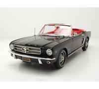 Ford Mustang Cabriolet 1964 Nero Modellino 1:18 Auto World