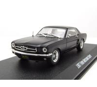 Greenlight 1967 Ford Mustang Coupe Matt Black (Adonis Creed's) Creed (2015) Film 1/43 Diecast Model Car
