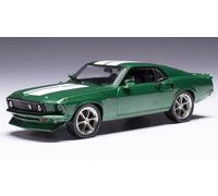 1969 Ford Mustang Fastback Custom Verde Metalizado/Blanco 1:43 IXO Models CLC530