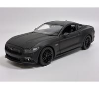 Ford Mustang GT 2015 Nero Opaco 1:24 Scala Welly 24062