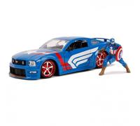 Ford Mustang GT 2016 Capitan America con personaggio 1:24