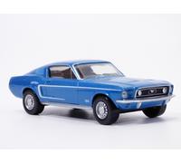 MODELLINO IN SCALA COMPATIBILE CON FORD MUSTANG FASTBACK 1968 ACAPULCO BLUE 1:43 NOREV NV270584