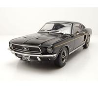 Ford Mustang GT Fastback 1968 Nero Modellino Auto 1:18 KK Scale Die-Cast