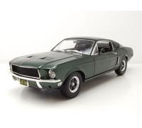 Ford MUSTANG Gt Fastback 1968 Verde Bullitt Steve Mcqueen Modello 1:18