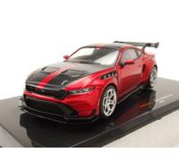 MODELLINO AUTO STATICO IXO FORD MUSTANG GTD 2025 ROSSO MODELLISMO SCALA 1:43