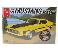 Ford MUSTANG Mach 1 1971 Modellino Auto Kit Costruzione Plastica 1:25 AMT
