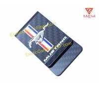 Ford Mustang REALE Clip Porta Soldi In Fibra Di Carbonio 2x2 Alta Qualità