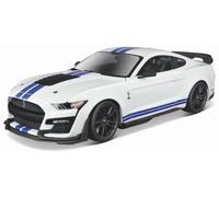 FORD Mustang SHELBY GT 500 - 2020 - white / blue - Maisto 1:18
