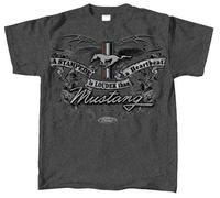 Ford MUSTANG Stampede più Forte Than Ritmo Cardiaco American Muscle Car T Shirt