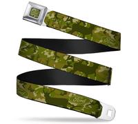 `Ford Oval Full Color Deer Hunter Camo Olive - 1.0`` Seatbelt Belt ... ACC NUOVO