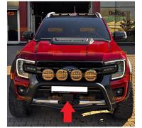 Ford Ranger Bull Bar Barra Frontale Paraurti Anteriore Nero Paracolpi 2023-2025