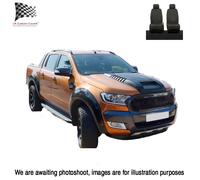 Ford Ranger Wildtrak Coprisedile Anteriore Su Misura (2022 In Poi) Nero 1191