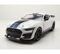 Ford Shelby Mustang GT500 2020 Bianco Blu Modellino 1:24 Jada Toys