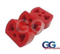 Ford Sierra Cosworth 2wd Scarico Boccole di Montaggio x3 Powerflex Polyurethan