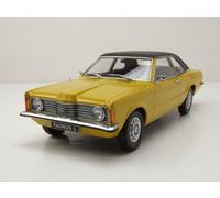 Ford Taunus L 1971 Giallo Nero Opaco Modellino Auto 1:18 KK Scale