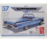 Ford Thunderbird 1957 Modellino Auto Kit Costruzione Plastica 1:16 AMT