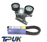 Ford TRANSIT 2.2 RWD Drive Cinghia Ventilatore + Kit Tenditore MK7 MK8 No 2011