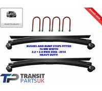 Ford TRANSIT Coppia Resistente 4+1 5 Foglia SPRINGS 2.4 RWD + Ubolts Molla Per 2