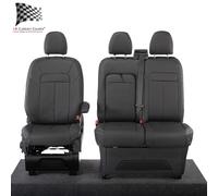 Ford Transit Custom Anteriore Seat Cover Similpelle (2023 IN Poi) Nero 1275