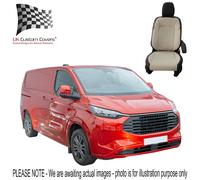 Ford Transit Custom Anteriore Seat Cover Similpelle (2024 IN Poi) 2-TONE 1276