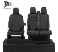 Ford Transit Custom Dciv Similpelle Anteriore Seat Cover (2013-2023) Nero 161