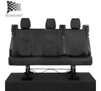 Ford Transit Custom Dciv Similpelle Posteriore Seat Cover (2013-2023) Nero 329