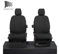Ford Transit Custom Leader Anteriore Seat Cover su Misura (2013-2023) Nera