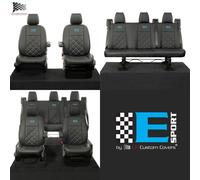 Ford Transit Custom Similpelle Seat Cover " e " Sport Ricami (2013-2023